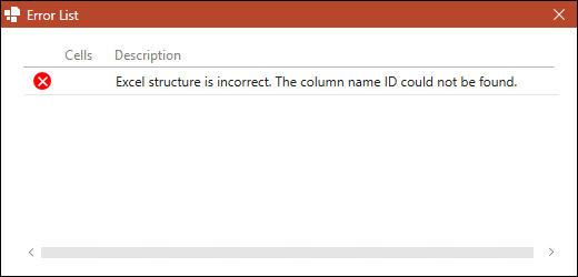 Error List