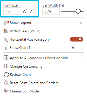Font Size Setting