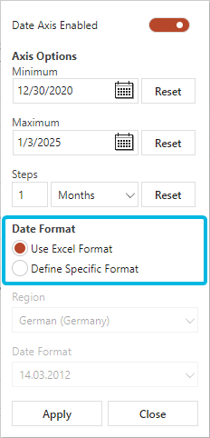Date Format Options