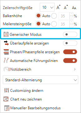 Generischen Modus aktivieren