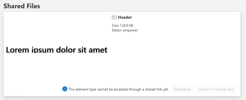 Message in Browser