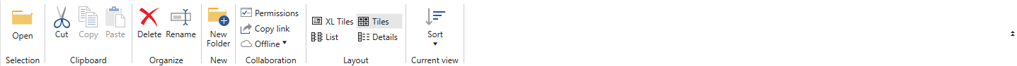 Expanded Navigation Bar