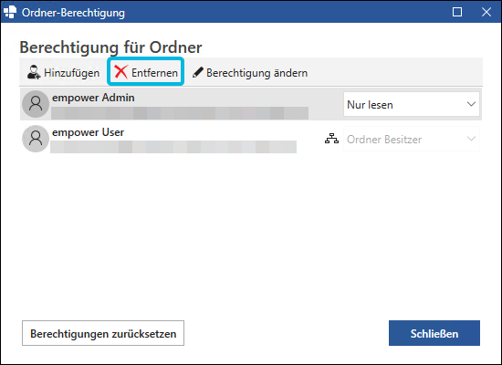 Button Entfernen
