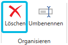Button Löschen