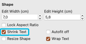 Button Shrink Text