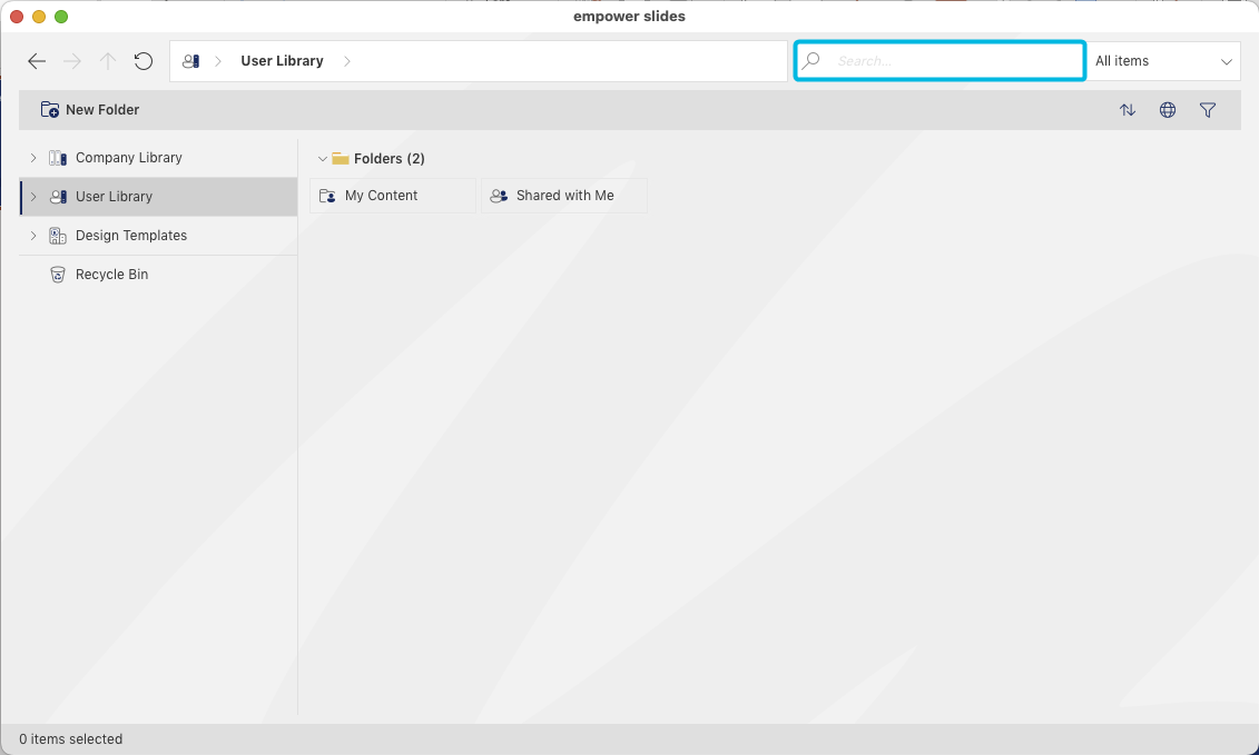 Search Bar