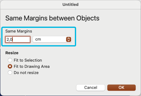 Window Settings for Margins