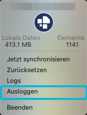 Option Ausloggen