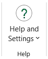 Button Help and Settings