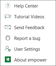 Help Options