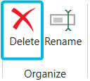 Button Delete