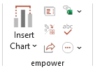 Group empower in Tab Insert in PowerPoint