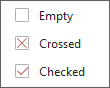 Checkbox Options