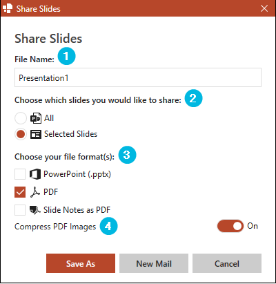 Options for Sharing Slides