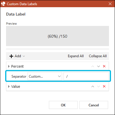 Define Custom Separator