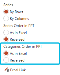 Options for Category Order