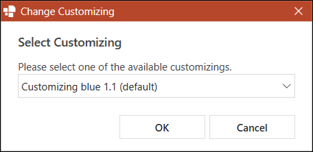 Choose Customizing