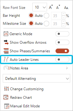 Enable Automatic Leader Lines