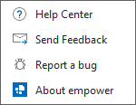Help Options