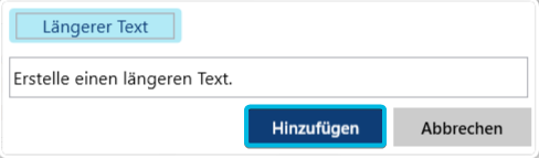 Button Hinzufügen