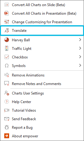 Option Translate