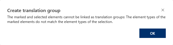 Invalid Selection of Elements