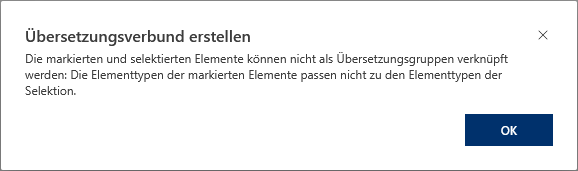 Ungültige Elementauswahl