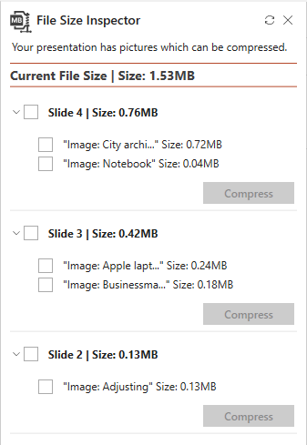 Slide List – Expanded