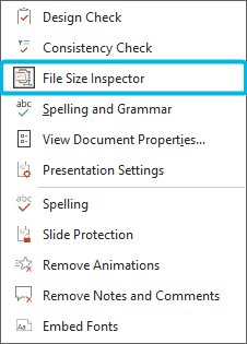 Option File Size Inspector