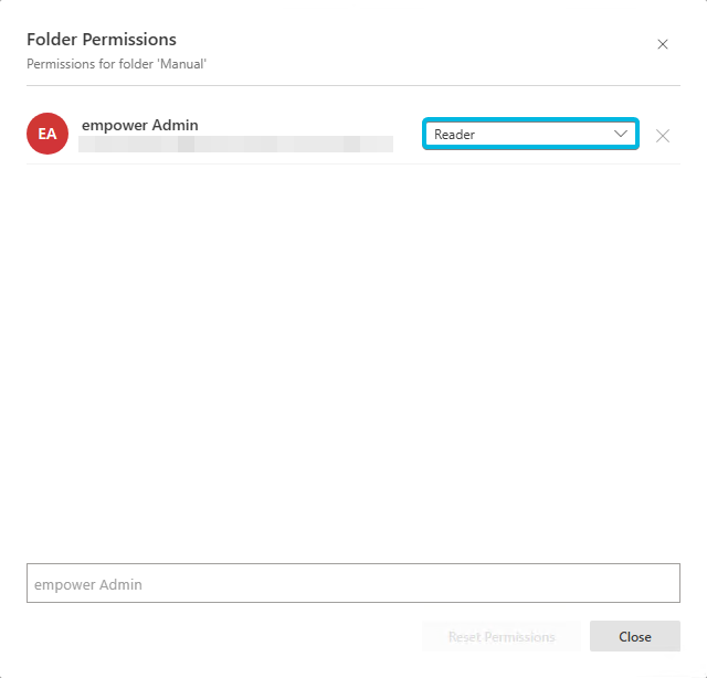 Permission Role Display