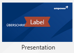 Presentation with Label