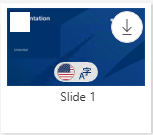 Thumbnail with Black Translation Symbol