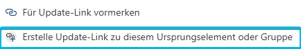 Option zum Erstellen eines Update-Links