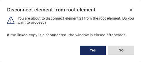 Dialog Box on Disconnecting
