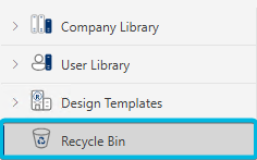 Section Recycle Bin