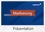 Präsentation mit Markierung