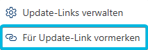 Option Für Update-Link vormerken