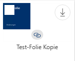 Farbloses Link-Symbol