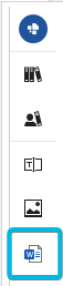 Template Assistant Icon in Sidebar