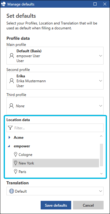 Location Data
