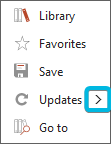 Arrow Symbol for Option Updates