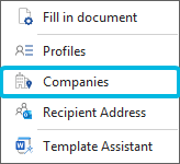 Option Companies in Word