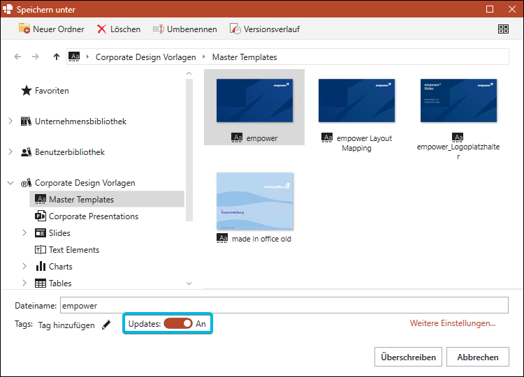 Updates Enabled