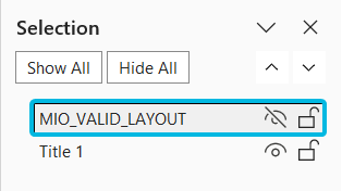 Element List – Hide Agenda Layout