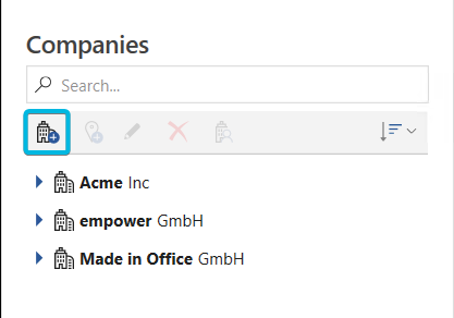 Button Create Company