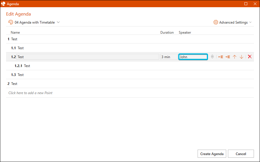 Input Field Speaker