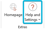 Button Help and Settings