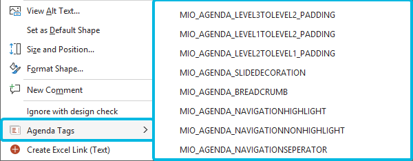 Agenda Tags