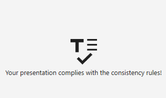 Consistency Check Completed