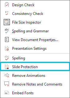 Option Slide Protection